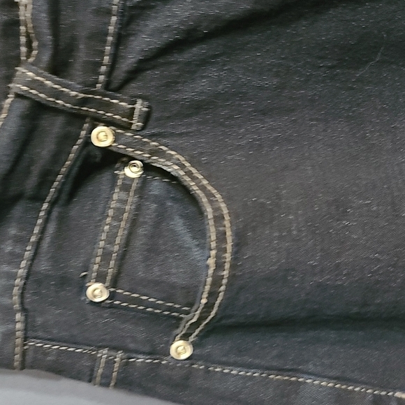 DG2 Diane Gilman black jeans size 4P - Picture 2 of 5